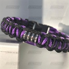 Shadow Violet: Paracord-Armband mit...